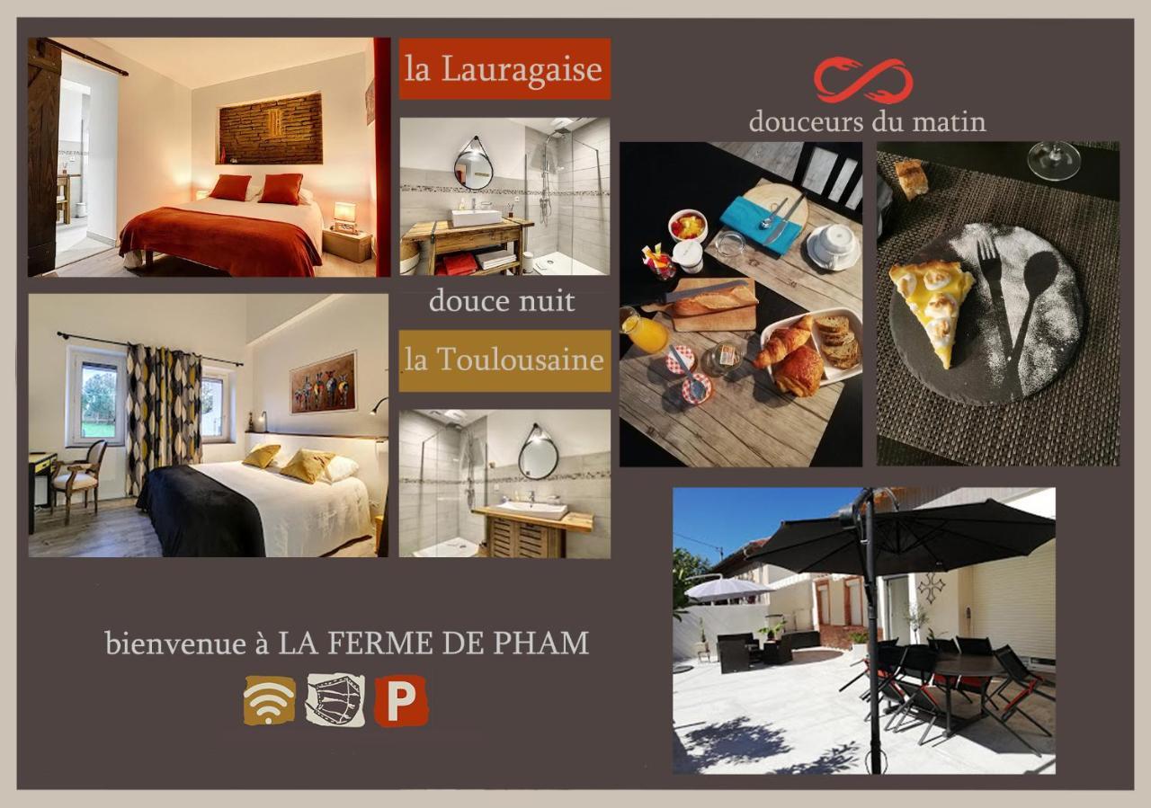 La Ferme De Pham Bed and Breakfast Belberaud Eksteriør billede
